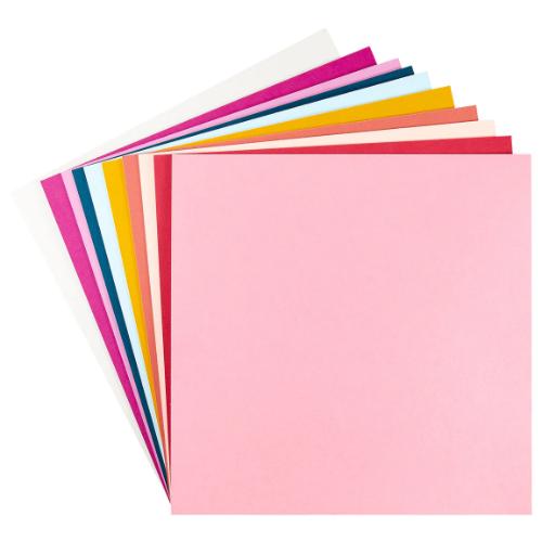 Spellbinders - Beautifully Imperfect ColorWheel Cardstock 12"x12" - 10 Sheets - Postage as per actual