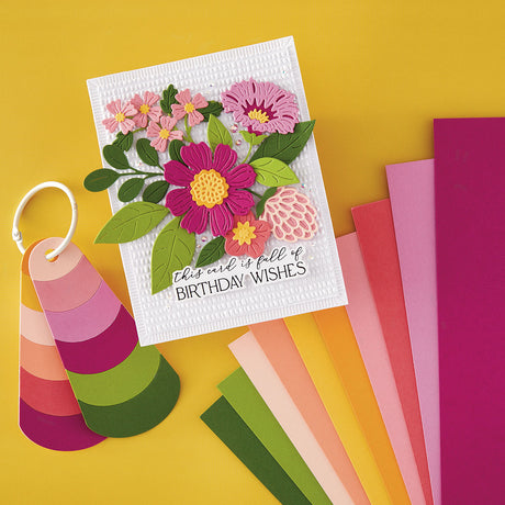Spellbinders Blooms ColorWheel Cardstock Assortment 8.5 x 11" - 10 Sheets- Postage as per Actual
