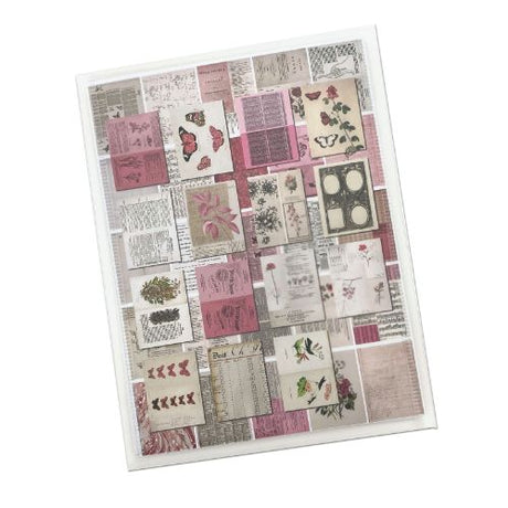 49 And Market Collage Sheets 6"X8" 40/Pkg Color Swatch: Blossom