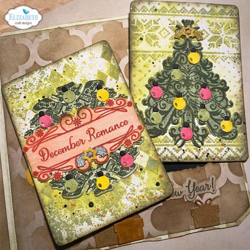 Elizabeth Craft Designs December Romance Stamp & Die December Romance