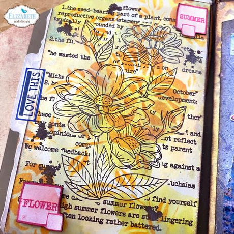 Elizabeth Craft Designs - Summer flower Stamp and Die Set
