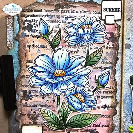 Elizabeth Craft Designs - Summer flower Stamp and Die Set