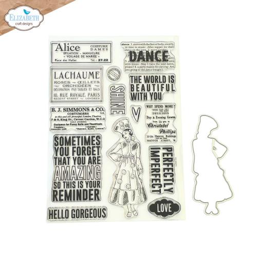 Elizabeth Craft Designs - Getting Festive Stamp and Die Set (CSD435)