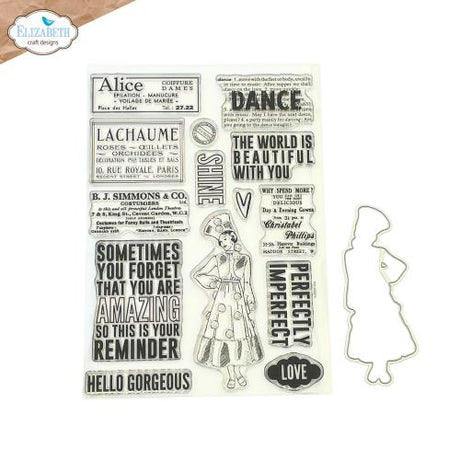 Elizabeth Craft Designs - Getting Festive Stamp and Die Set (CSD435)