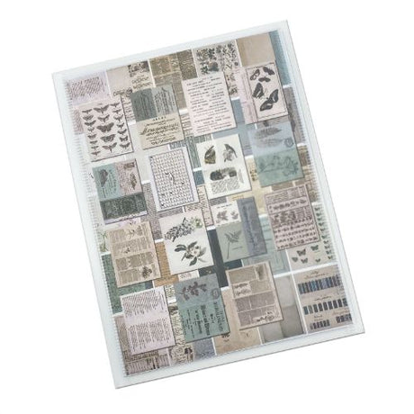 49 And Market Collage Sheets 6"X8" 40/Pkg Color Swatch: Eucalyptus