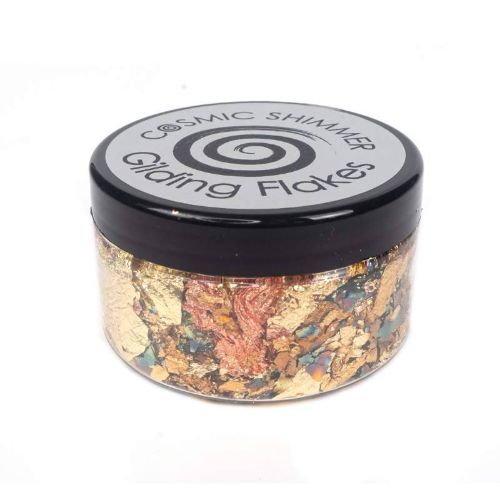 Cosmic Shimmer Gilding Flakes Copper Teal 100ml