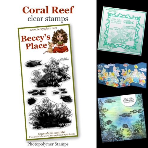 Beccy's Place - Coral Reef clear stamps