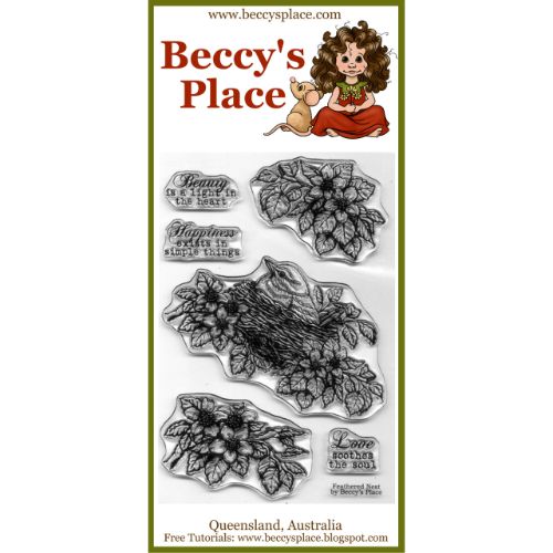 Beccy's Place - Feathered Nest clear stamps