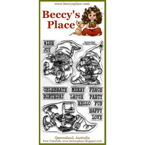 Beccy's Place - Gnome Style clear stamps