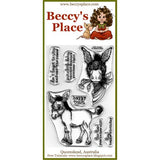 Beccy's Place - Little Donkey clear stamps