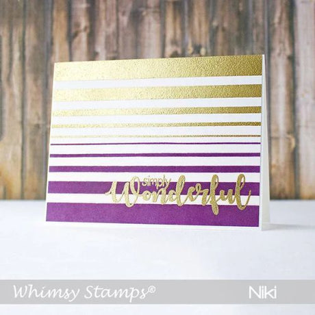 Whimsy Stamps - Get in Line Clear Stamps