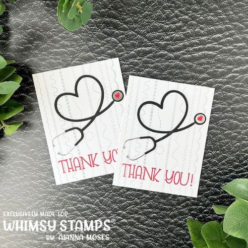 Whimsy Stamps - Stitches Clear Stamps