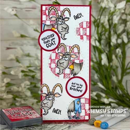 Whimsy Stamps - Cranky Pants Clear Stamps