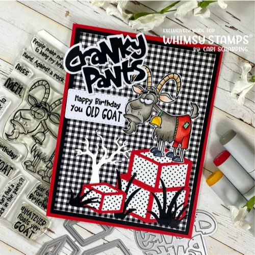 Whimsy Stamps - Cranky Pants Clear Stamps