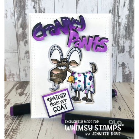 Whimsy Stamps - Cranky Pants Clear Stamps