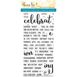 Honey Bee Stamps - Celebration Sentiments (4x8 Stamp Set)