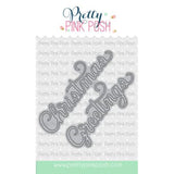 Pretty Pink Posh - Christmas Greetings Script Die