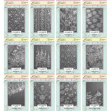 Lisa Horton Crafts 'A Year In Bloom' - Set of 12 - 5” x 7” 3D Embossing Folders - Postage as per Actual