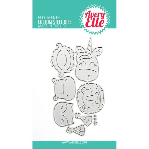 Avery Elle - Die: Peek-A-Boo Birthday Tag Toppers Elle-ments