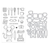 Hero Arts - What's Cookin'? Stamp & Cut Set