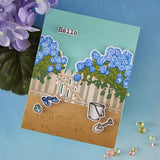 Hero Arts - Coastal Blooms HeroScape Stamp & Cut Set from the Seaside Blooms Collection