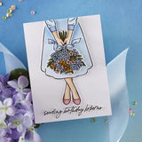 Hero Arts - Summer Bouquet Stamp & Cut Set from the Seaside Blooms Collection
