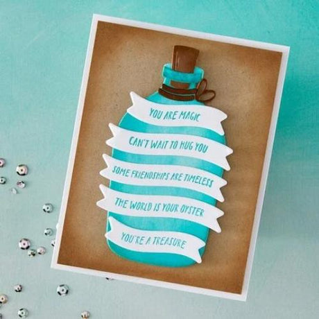 Hero Arts - Banner Days Stamp & Cut Set from the Summer by The Shore Collection