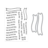 Hero Arts - Banner Days Stamp & Cut Set from the Summer by The Shore Collection