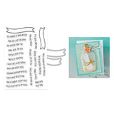 Hero Arts - Banner Days Stamp & Cut Set from the Summer by The Shore Collection