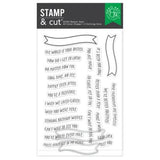 Hero Arts - Banner Days Stamp & Cut Set from the Summer by The Shore Collection