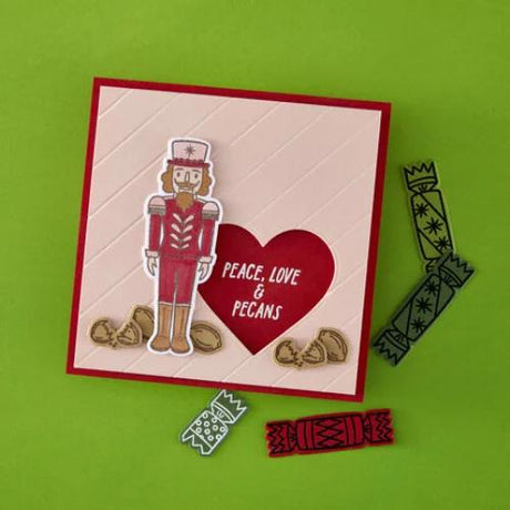 Hero Arts - A Little Nuts Stamp & Cut Set from the Crackin' Christmas Collection