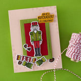 Hero Arts - A Little Nuts Stamp & Cut Set from the Crackin' Christmas Collection
