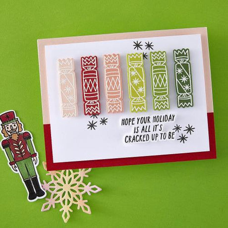 Hero Arts - A Little Nuts Stamp & Cut Set from the Crackin' Christmas Collection