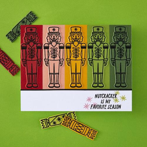 Hero Arts - A Little Nuts Stamp & Cut Set from the Crackin' Christmas Collection