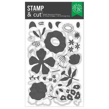 Hero Arts Abstract Floral Stamp & Cut