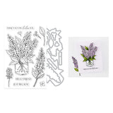 Hero Arts No One Lilac You Stamp & Cut Set