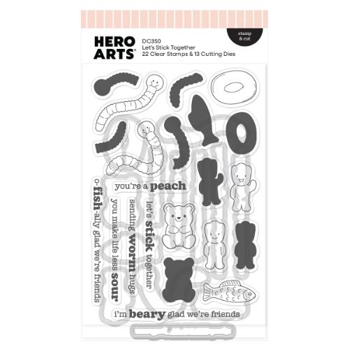 Hero Arts - Let's Stick Together Stamp & Cut