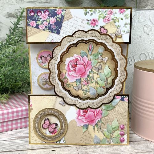 Hunkydory Crafts - Deluxe Craft Pads - Forever Florals -Rose