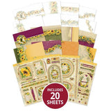 Hunkydory Crafts - Deluxe Craft Pads - Forever Florals - Sunflowers