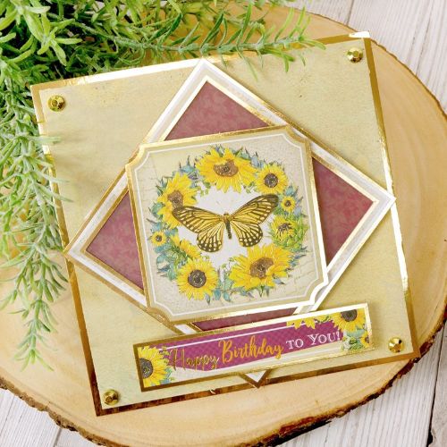 Hunkydory Crafts - Deluxe Craft Pads - Forever Florals - Sunflowers