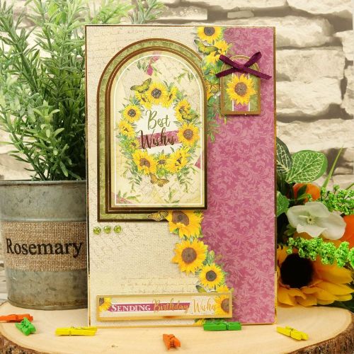 Hunkydory Crafts - Deluxe Craft Pads - Forever Florals - Sunflowers