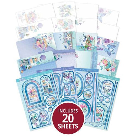 Hunkydory Crafts - Deluxe Craft Pads - Butterfly Blue