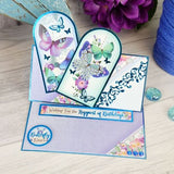 Hunkydory Crafts - Deluxe Craft Pads - Butterfly Blue