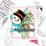 Hero Arts - Peeking Snowman Fancy Die