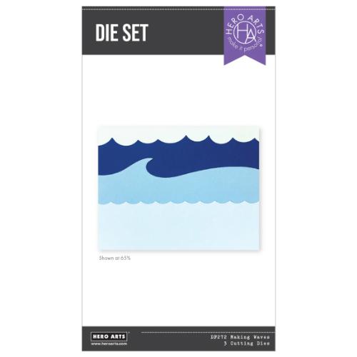 Spellbinders - Hero Arts Making Waves Die Set