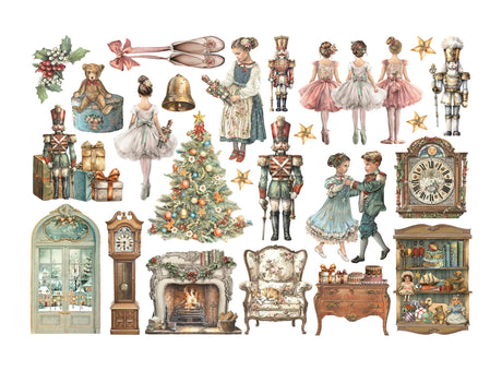 Stamperia The Nutcracker Ephemera (24pcs) (DFLCT51)