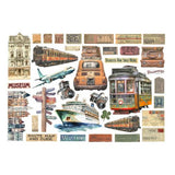 Stamperia Art of Travelling Ephemera (35pcs) (DFLCT58)