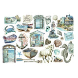 Stamperia Silent Sea Ephemera (28pcs) (DFLCT63)