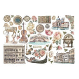 Stamperia Venice City of Art Ephemera (40pcs) (DFLCT65)