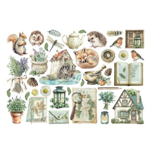 Stamperia Herbarium Silvae Ephemera (37pcs) (DFLCT71)